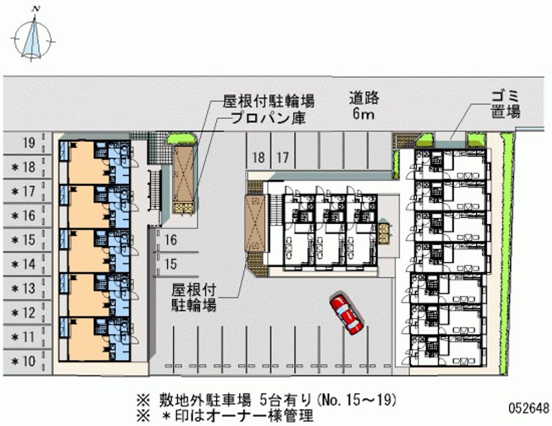 レオネクストときわ 月極駐車場