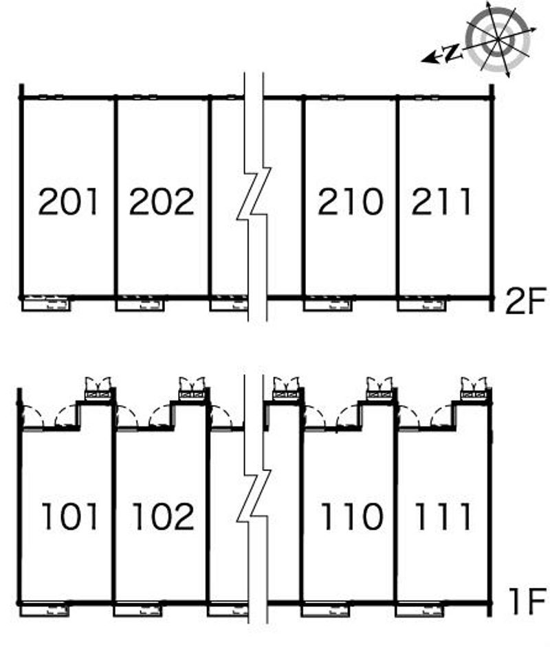 レオネクストサムシンエルス 間取配置図