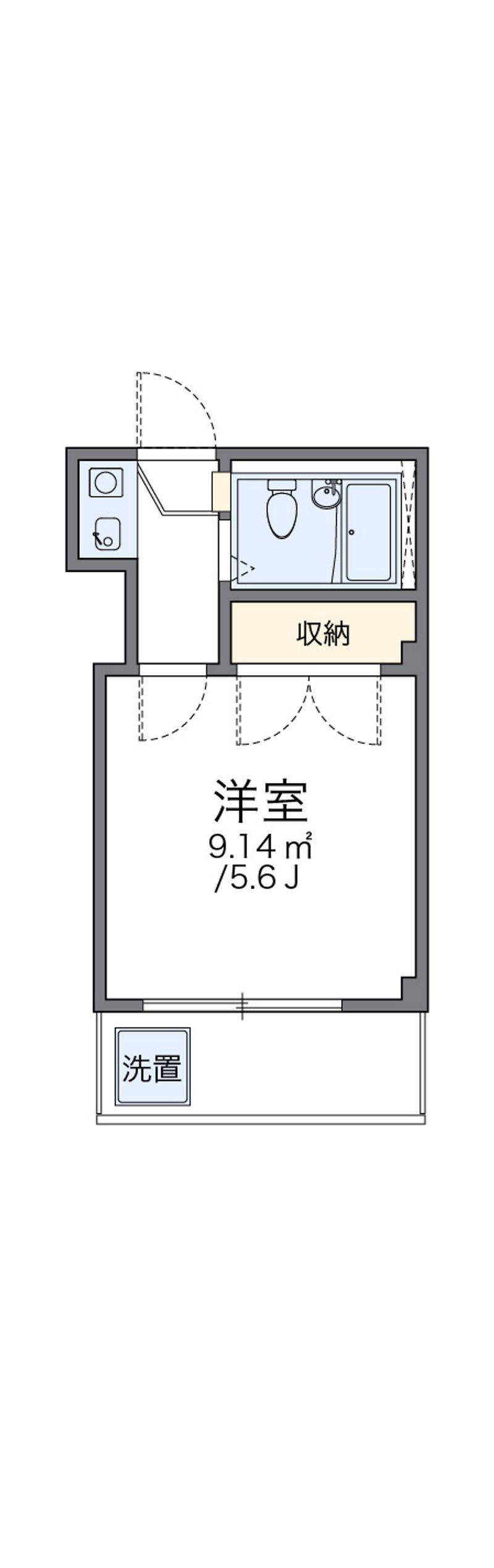 レオパレス春吉 間取図