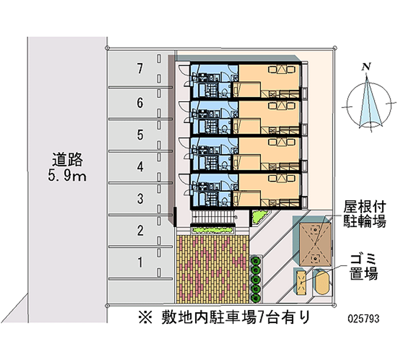 25793 Monthly parking lot