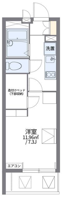 レオパレスＡｐｐｒｏａｃｈ　１ 間取図