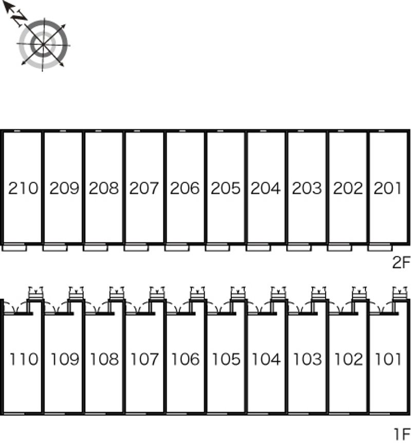 レオネクストエクセルⅢ 間取配置図