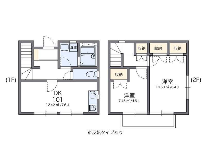 レオパレスヒルサイドテラス 間取図