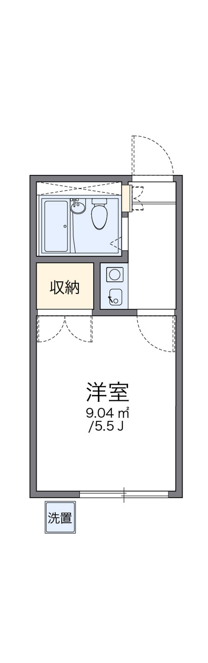 レオパレスサンハイム 間取り