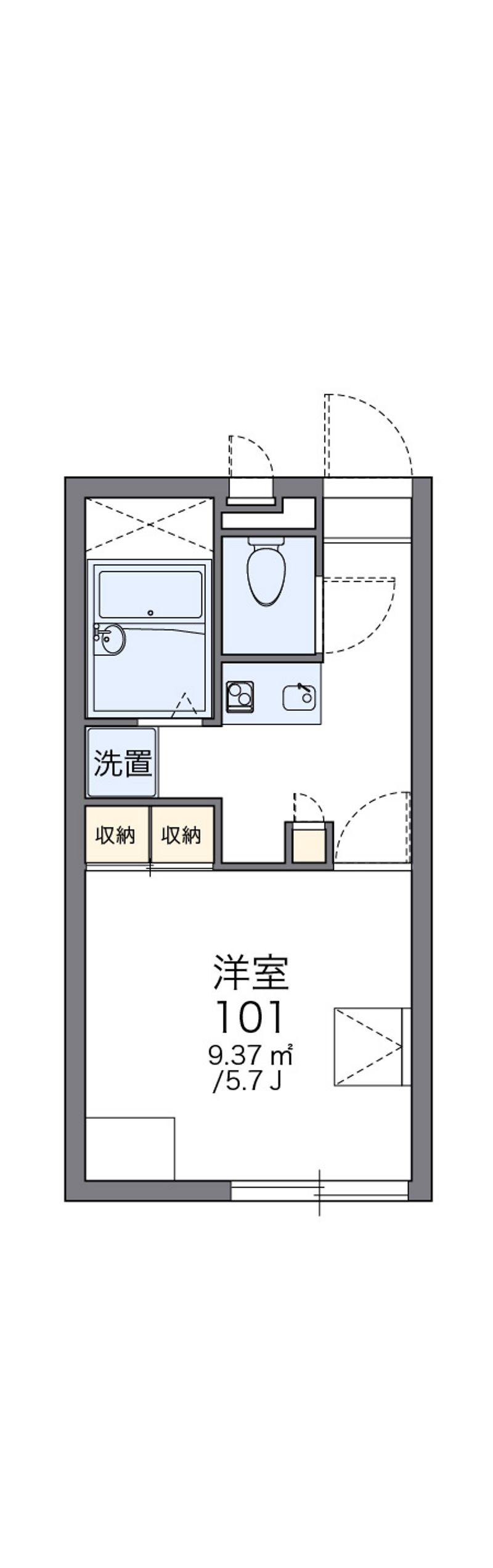 レオパレスツリー 間取図