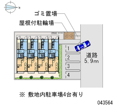 43564 Monthly parking lot