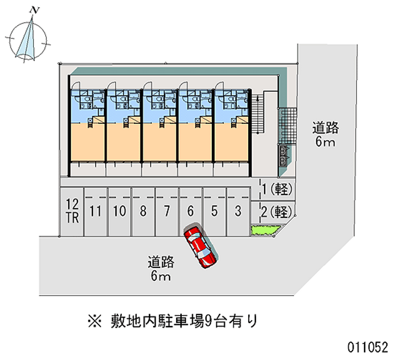 11052 Monthly parking lot