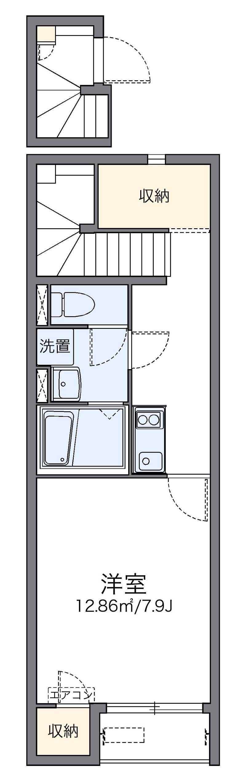 レオネクストＫＯＭＡＫＩ 間取図
