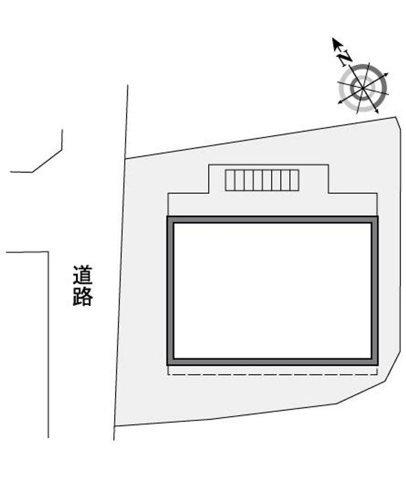 レオパレスヒルサイドテラスⅢ 配置図