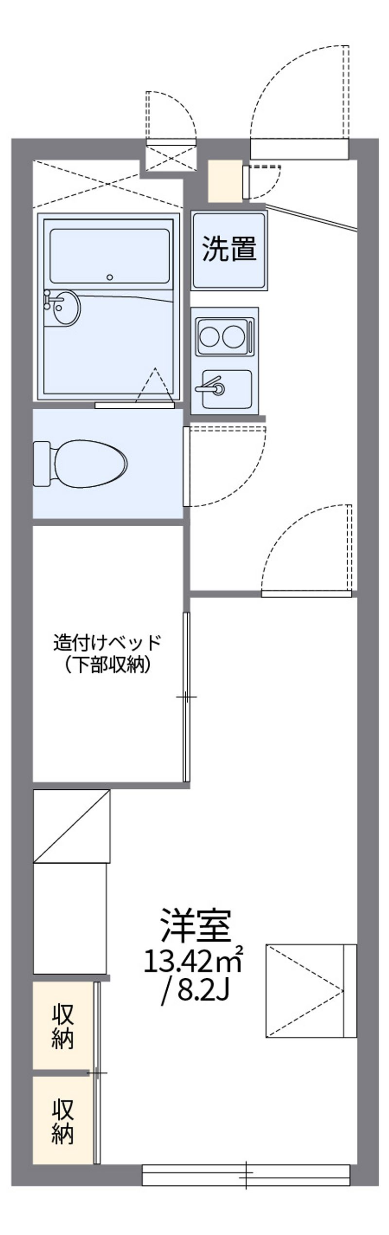 レオパレスＭＯＡ 間取図