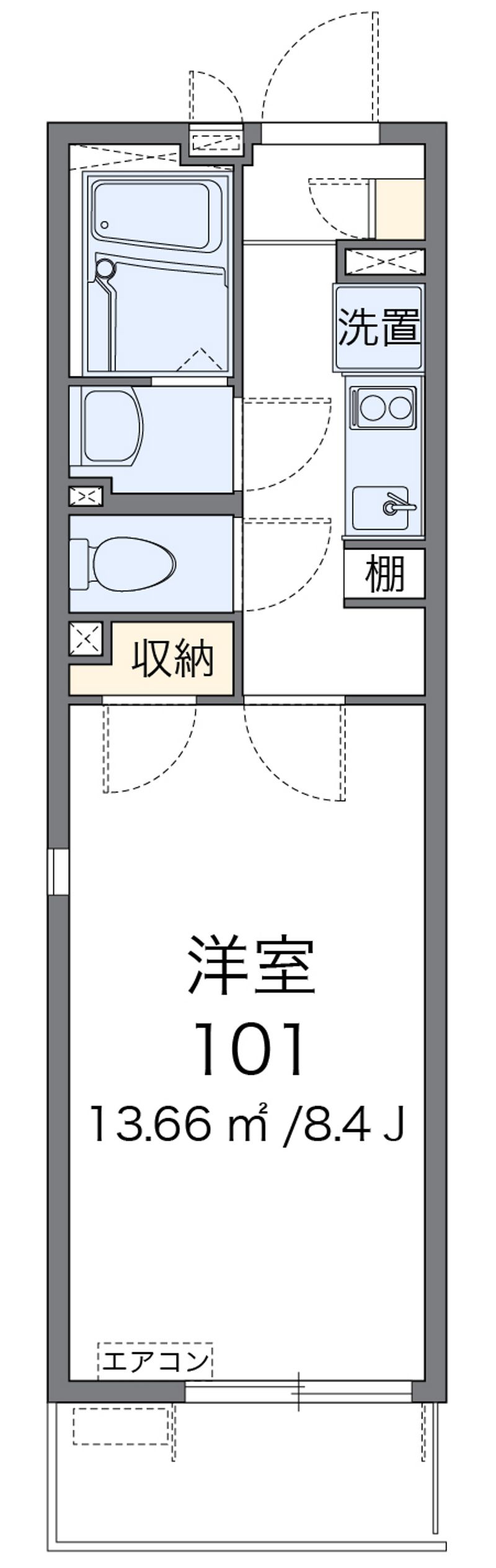 レオネクストラブバード 間取図