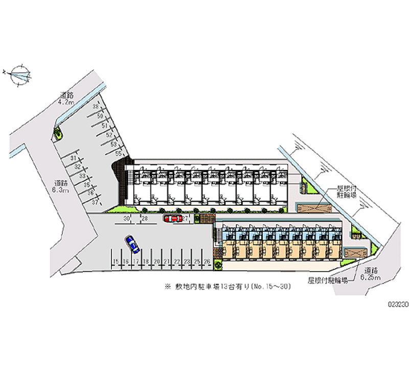 23230月租停車場