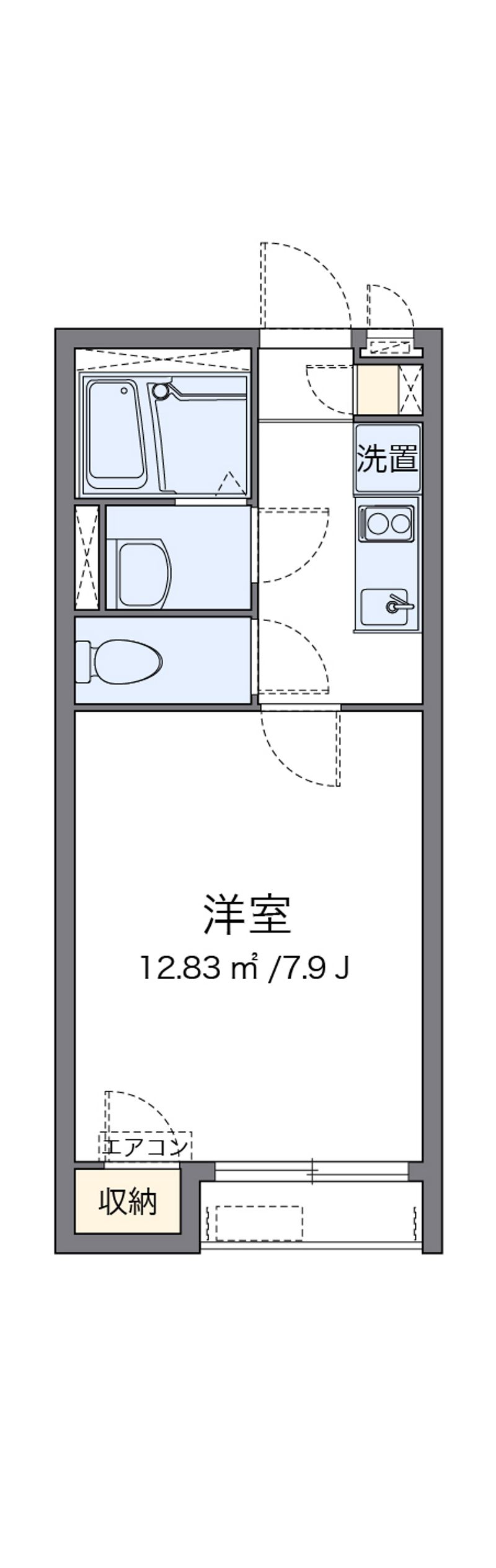 クレイノアザレア 間取図