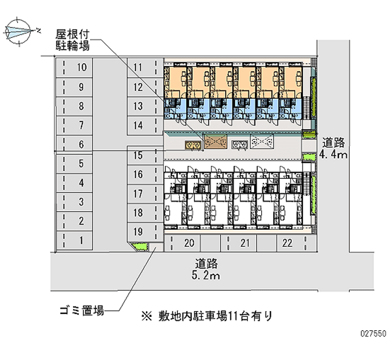 レオパレス大ノ前Ｂ 月極駐車場