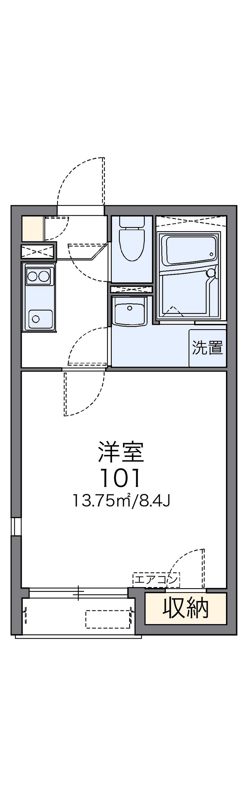 レオネクストマ　メゾン　豆田 間取図