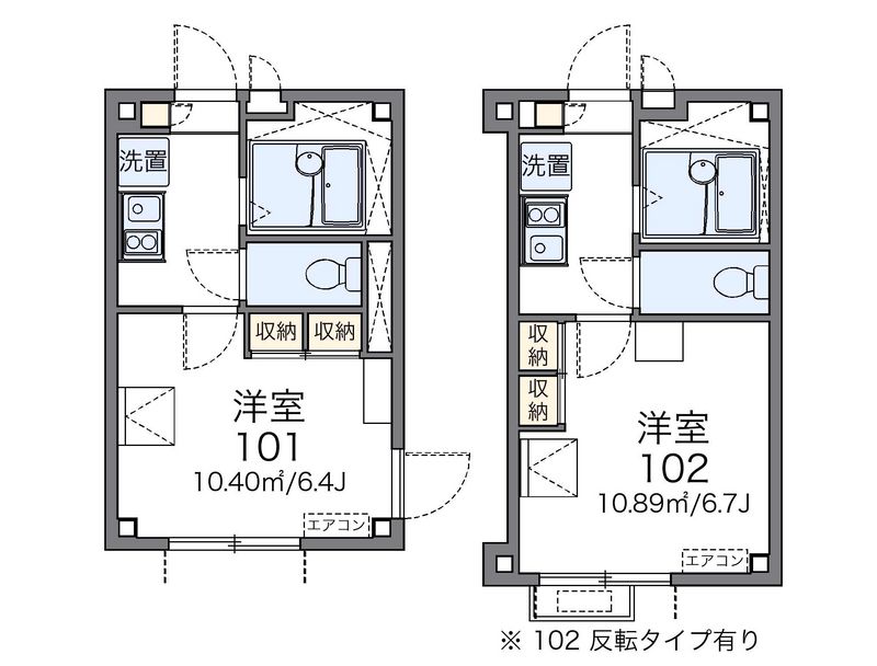 レオパレスブライトン　ヒル 間取図