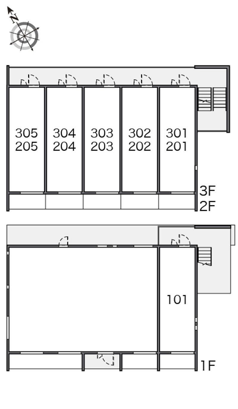 クレイノＣＯＭＦＯＲＴ　Ｓ 間取り配置図