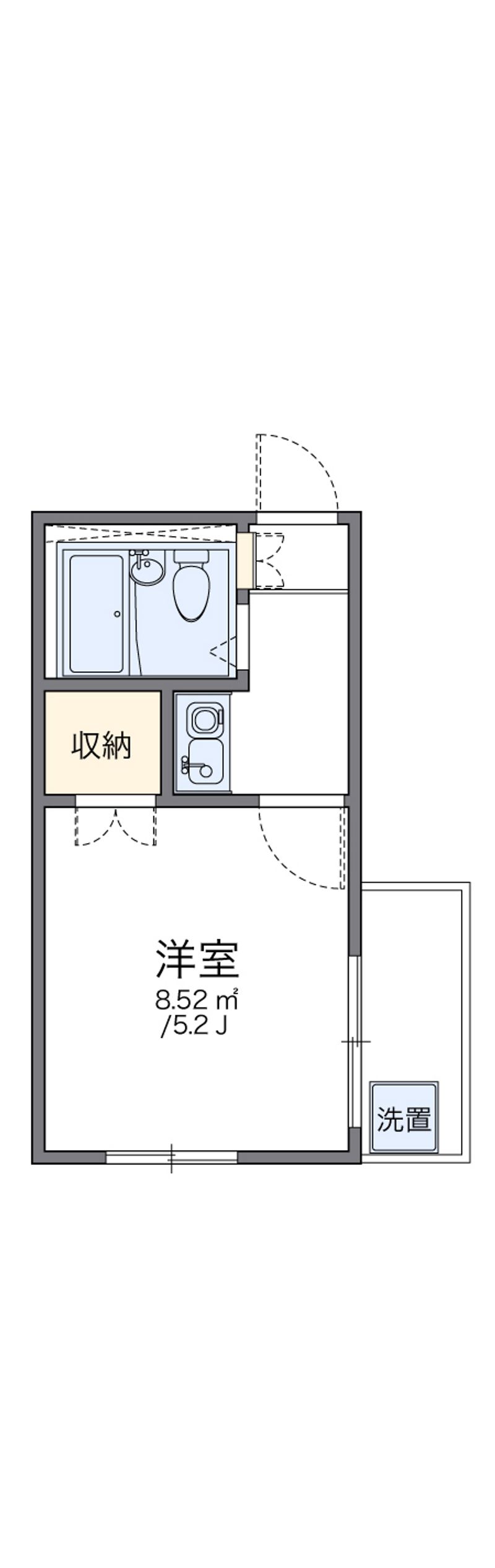 レオパレス南砂町 間取図