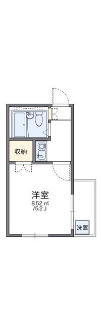 レオパレス南砂町 間取り図