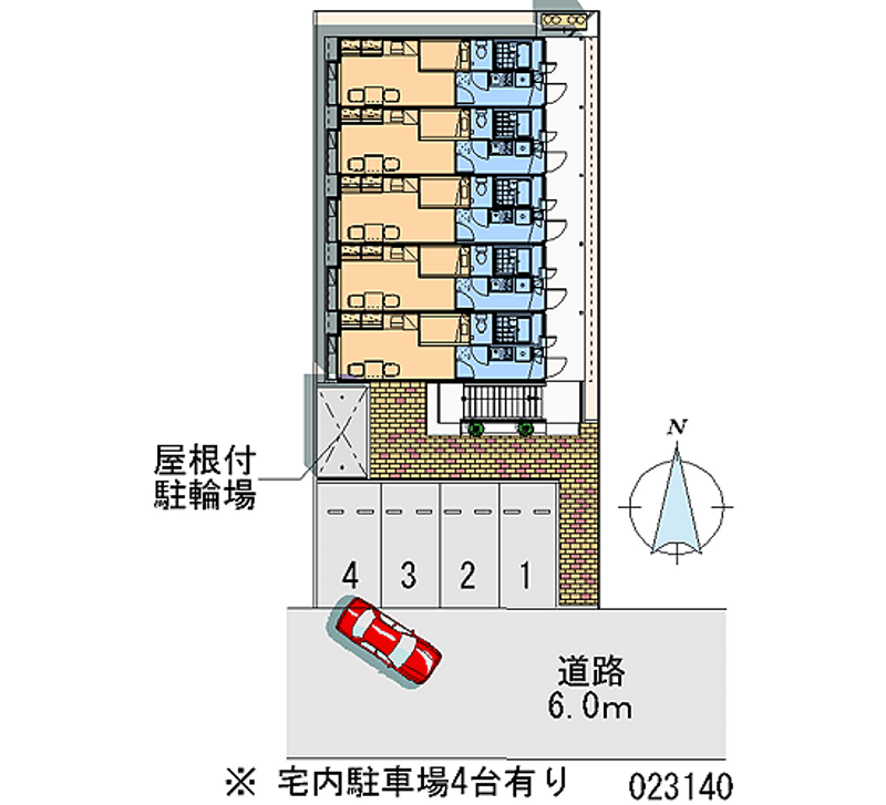 23140 Monthly parking lot