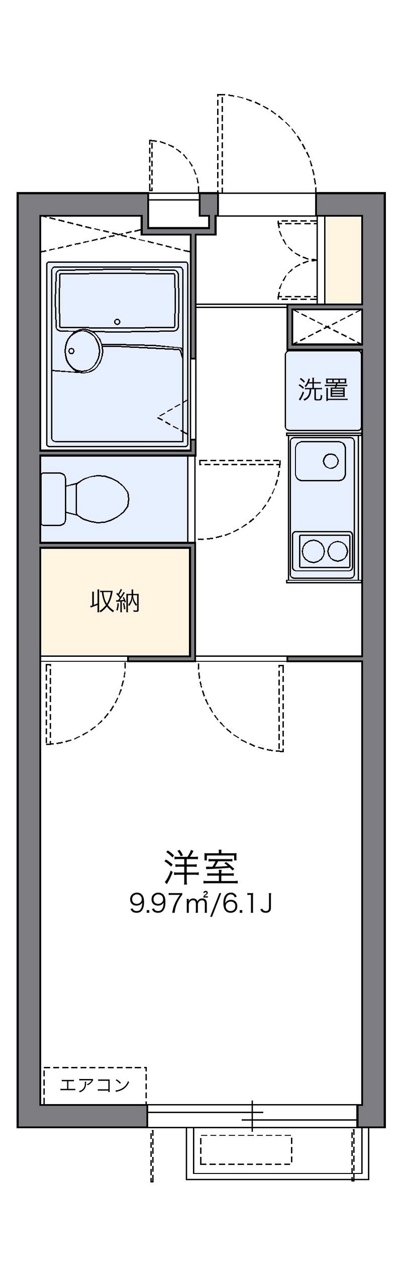 レオパレスグラン　プリエ 間取図