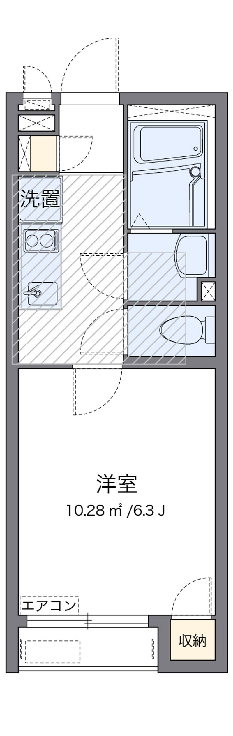ミランダ曳六 間取図