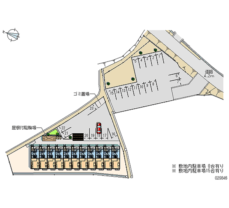 29846 Monthly parking lot