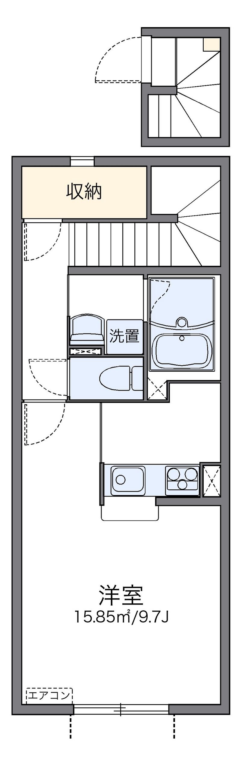 レオネクスト靜Ⅱ 間取図