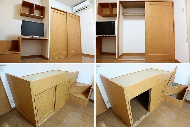 レオパレスアサミズⅠ 収納
