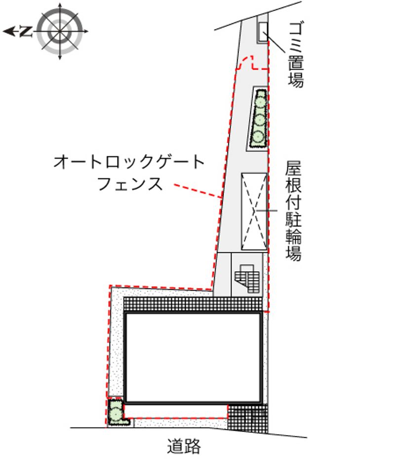 レオパレスラッキー 配置図