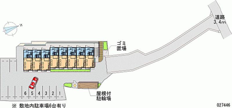 レオパレスアンジュール 月極駐車場