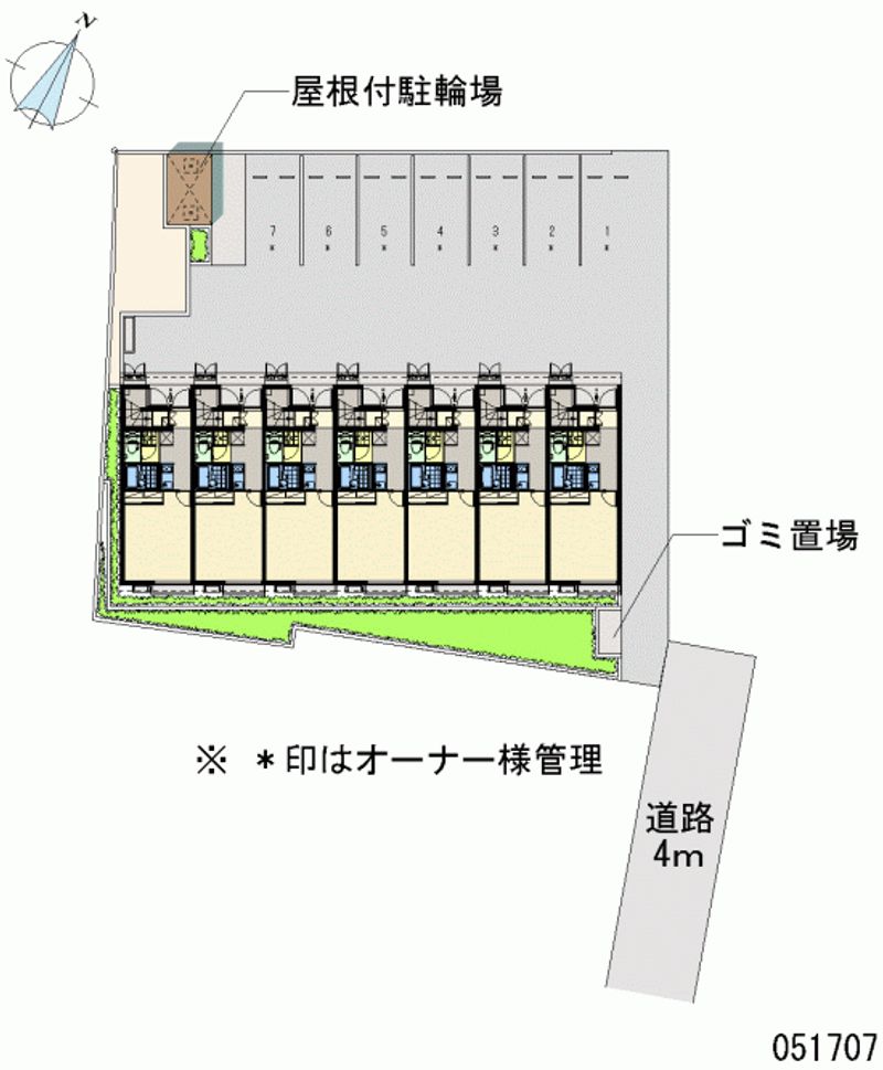 レオネクストタートルクレインⅠ 区画図