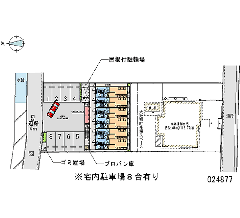 24877 Monthly parking lot