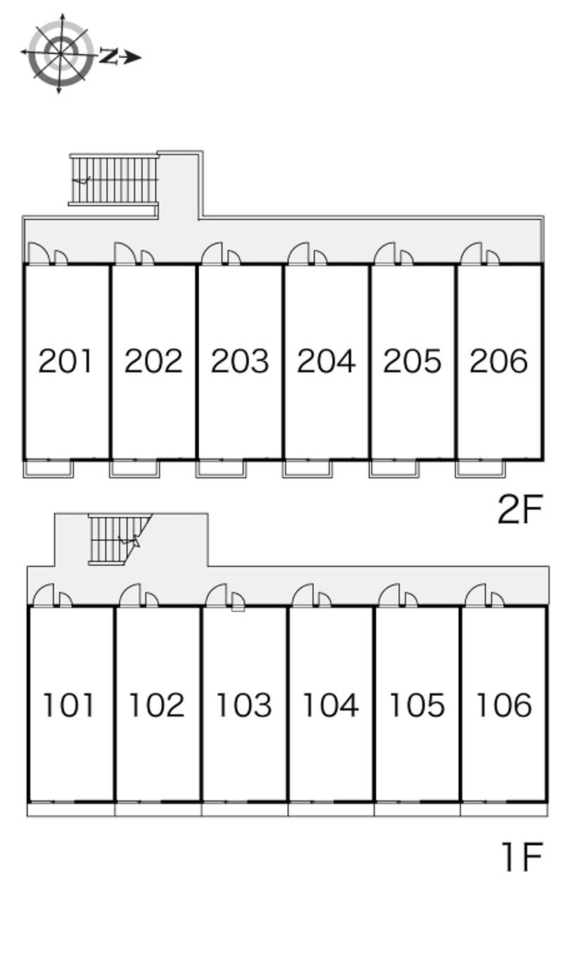 レオパレスニューエイジ 間取配置図
