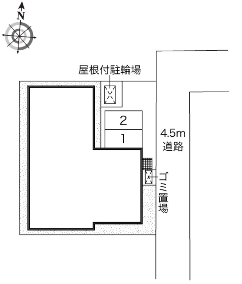 レオパレス藤 配置図