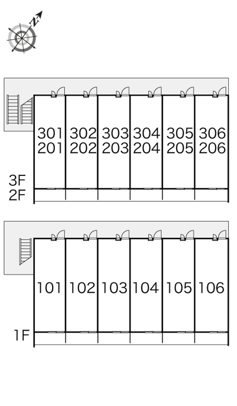 レオパレスＩｎｔｅｒｉｓｔａ 間取配置図