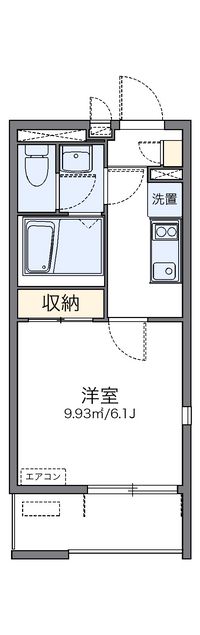 レオネクストグレイスコーポ薩摩 間取り図