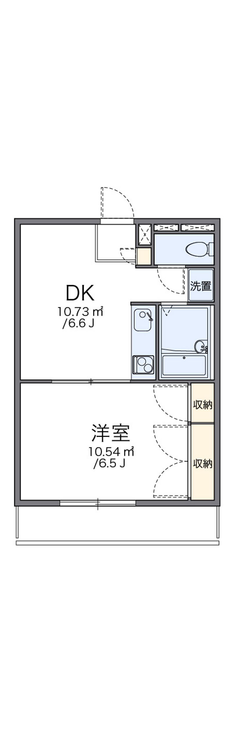レオパレスＴ−アイランド 間取図