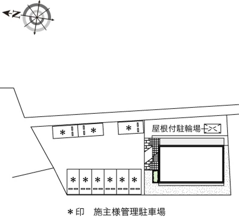 レオパレスＣｏｍｆｏｒｔ那珂 配置図