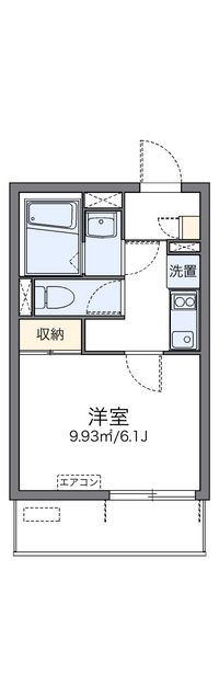 レオネクストＭ＆Ｈ　Ⅱ 間取り図