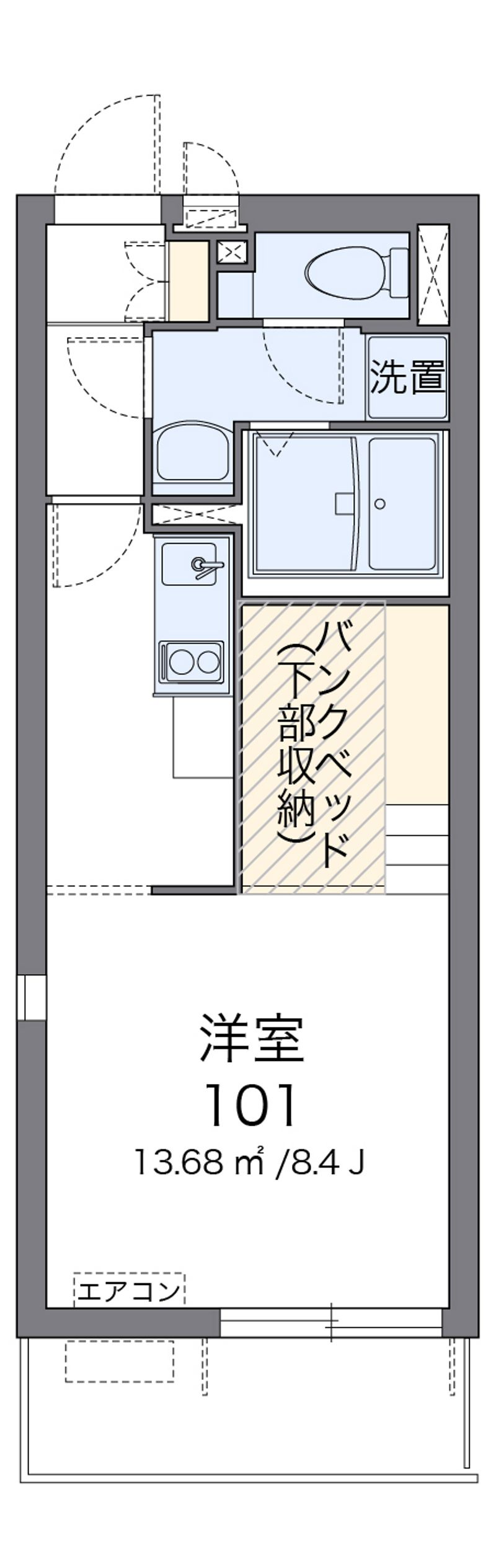ミランダアイリス 間取図