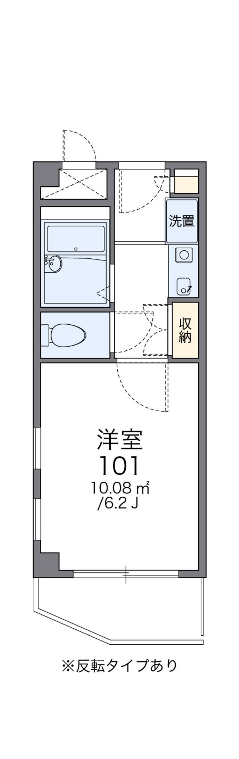 レオパレスＩＫＥＧＡＭＩ 間取図
