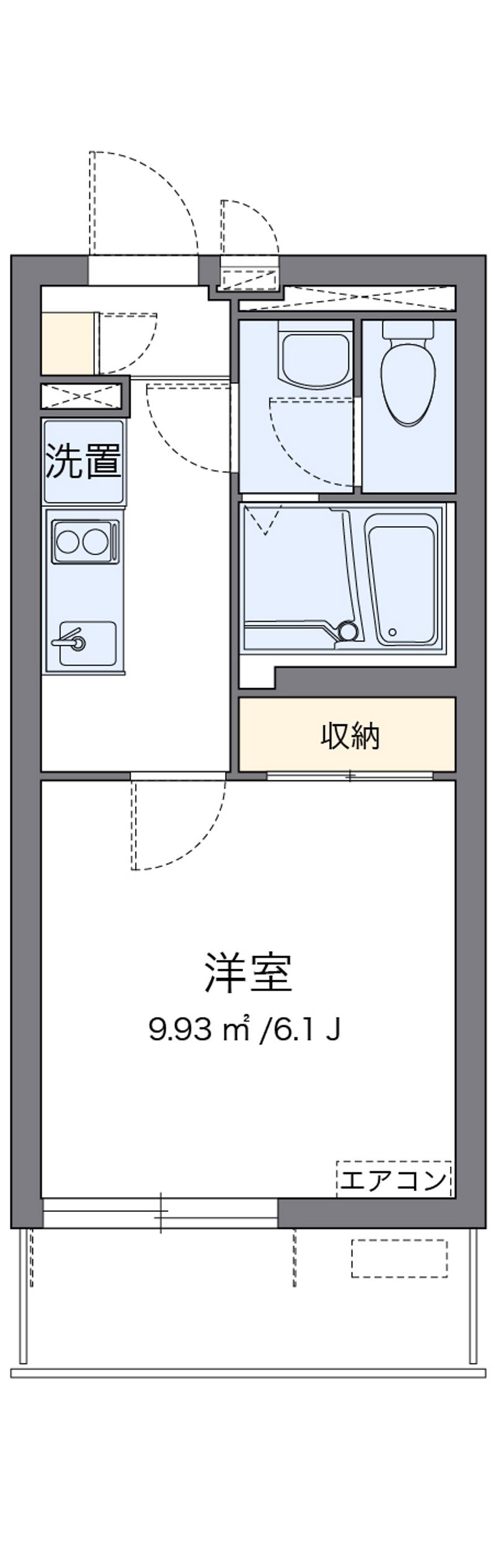 クレイノ太閤通 間取図