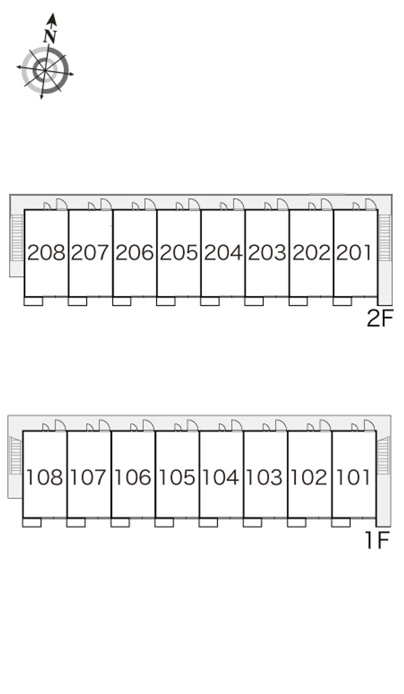 レオパレスサニーハウス 間取配置図