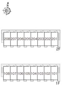 レオパレスサニーハウス 間取配置図