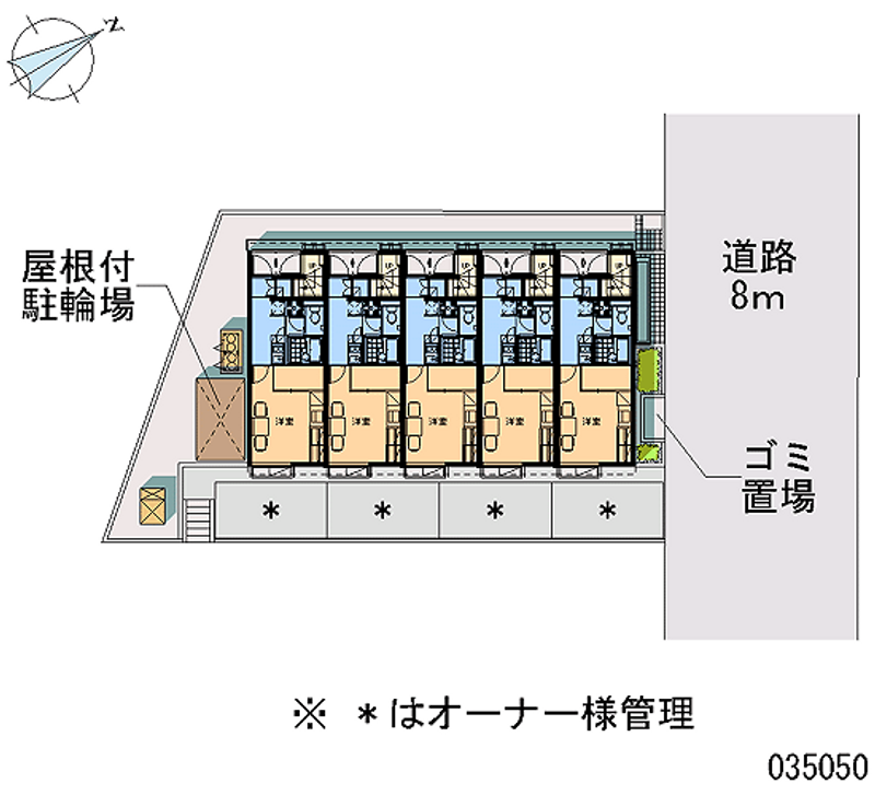 レオパレス一本松 区画図