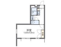 レオパレスビューフレア 間取り図