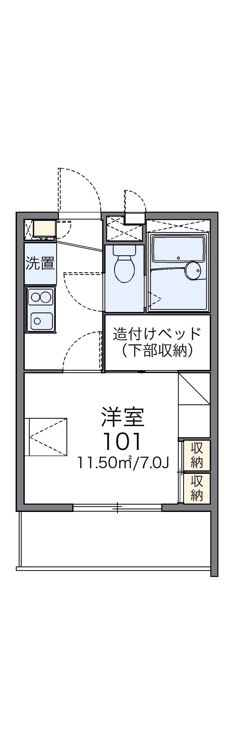 レオパレスＷＩＮ 間取図
