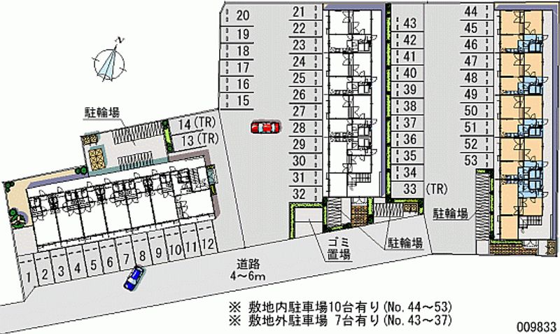 レオパレスＯＺ−３ 月極駐車場