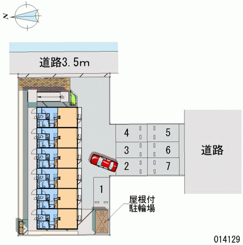 レオパレスサンフレンド 月極駐車場